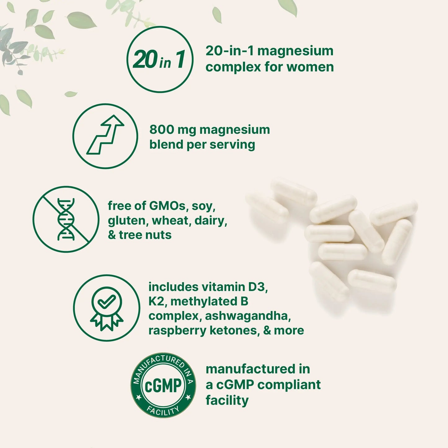 Magnesium Complex 20-in-1 for Women