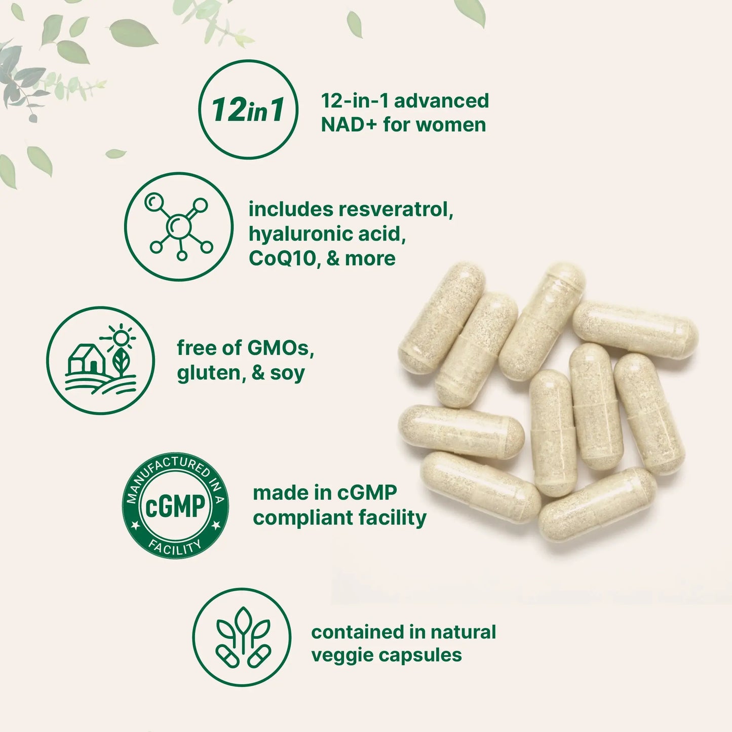 Liposomal NAD+ for Women Complex