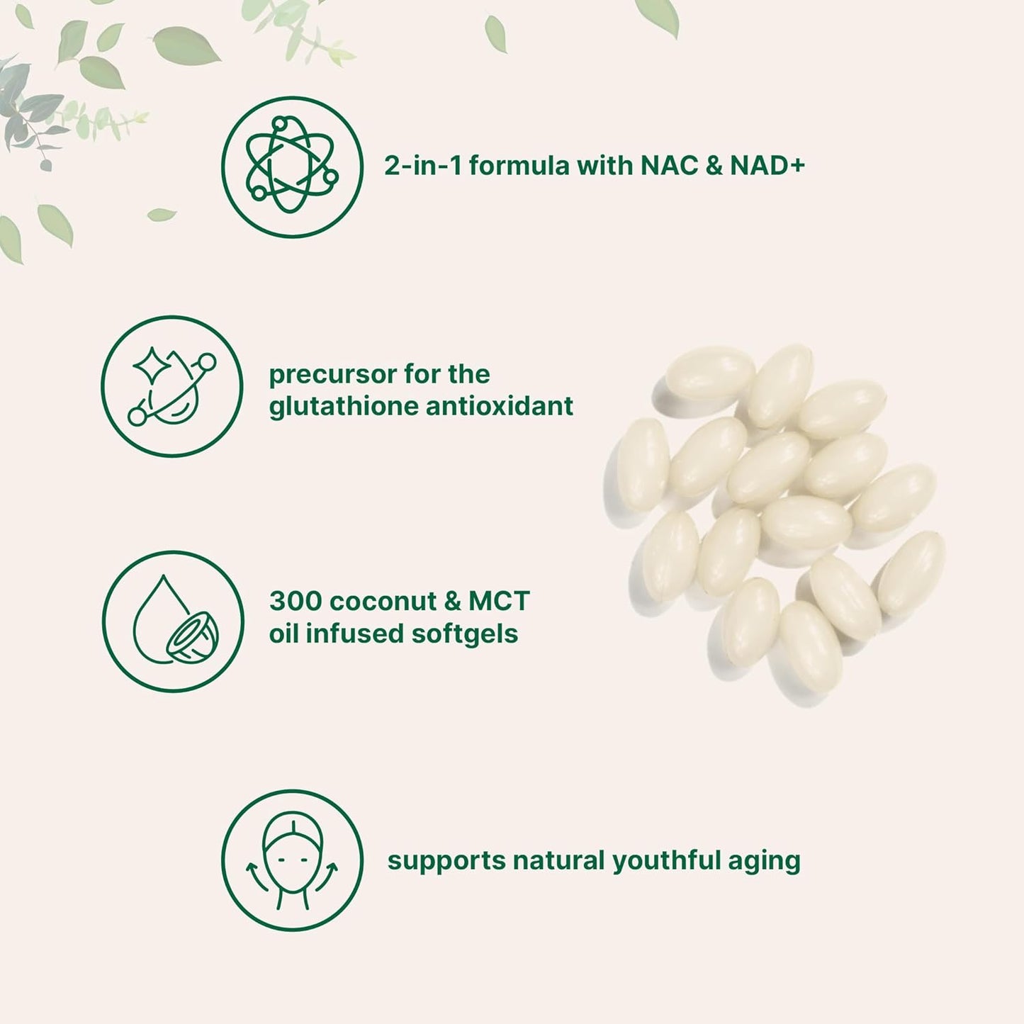 NAC 600mg with NAD+