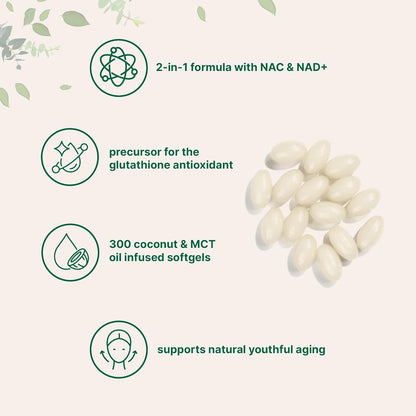 NAC 600mg with NAD+