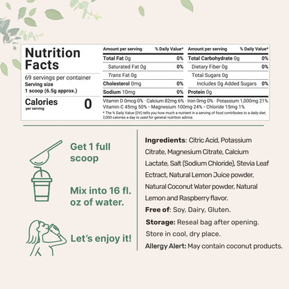 Hydration Electrolytes Powder