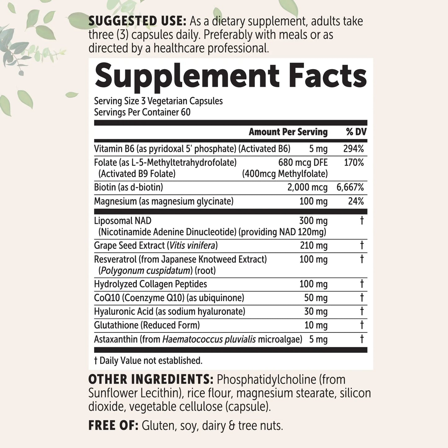 Liposomal NAD+ for Women Complex