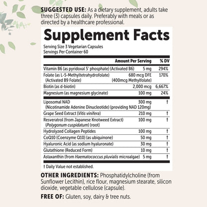 Liposomal NAD+ for Women Complex