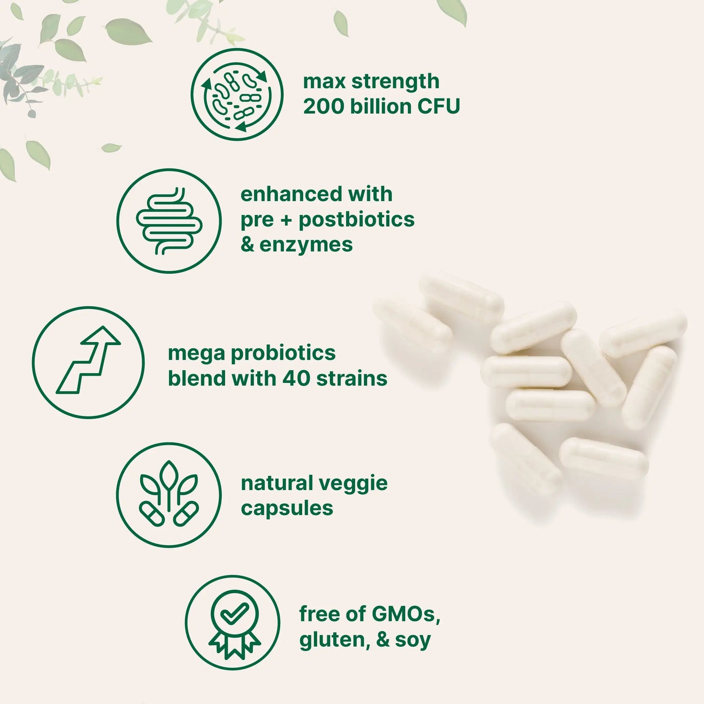 Mega Probiotics 200 Billion CFU