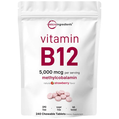 Vitamin B12 5000mcg | Methyl B12 Active Form