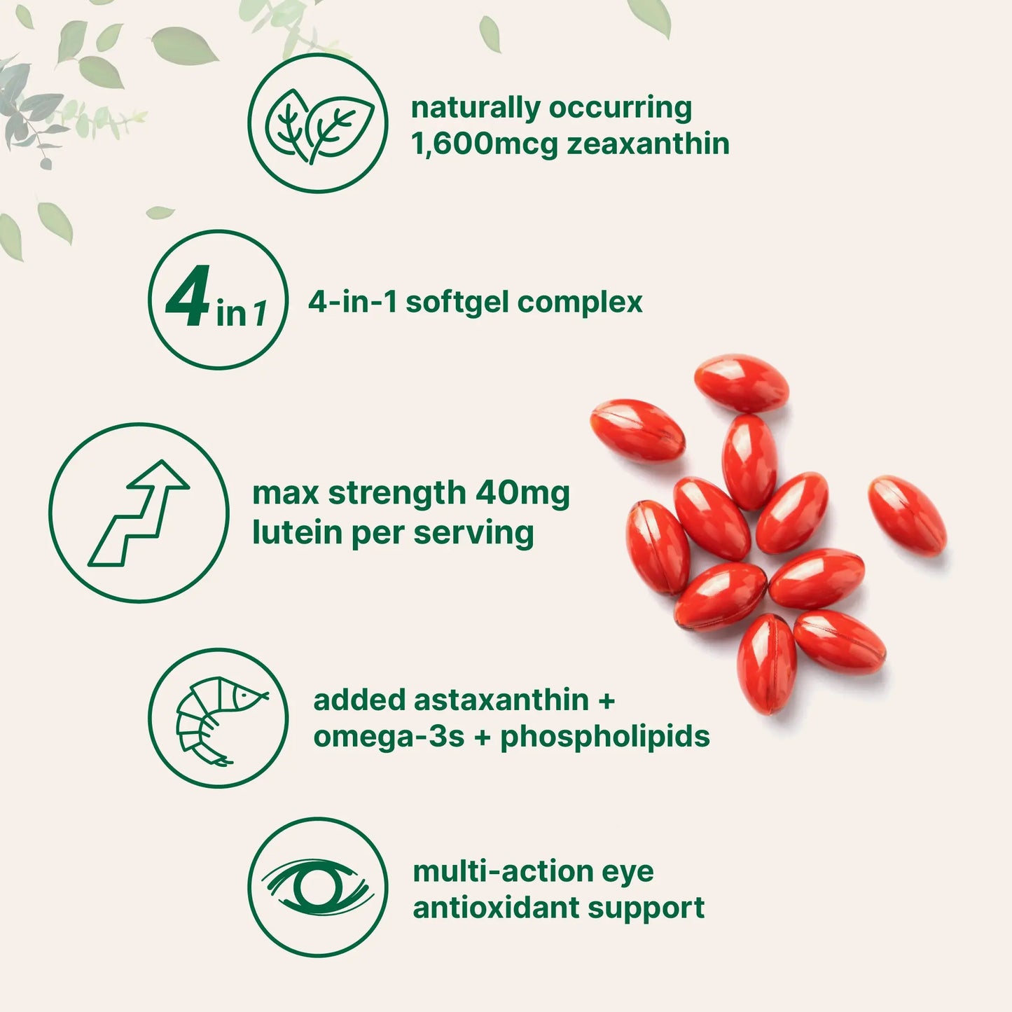Lutein & Zeaxanthin Softgels